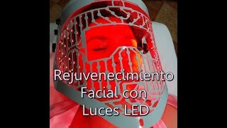 Rejuvenecimiento Facial Terapia Fotodinámica Luz LED [upl. by Aliakam]