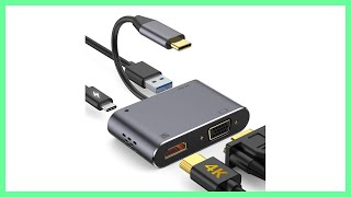 Adaptateur multiprise USBC vers HDMI VGA USB  MOKAI START [upl. by Maryrose]