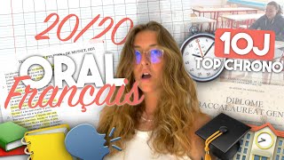 loral de français en 10 jours top chrono 🗣 [upl. by Panthea260]