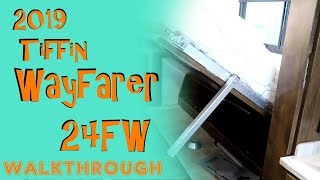 2019 Tiffin Wayfarer 24FW Walkthrough  54 NIghts RV [upl. by Jerad]