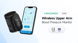 HINGMED Q06B SYNC APP blood pressure monitor cares for your love  Blood Pressure Monitor APP [upl. by Jordison328]