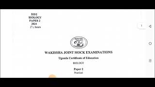 UCE WAKISHA BIOLOGY PRACTICAL 2024 [upl. by Tsirc]