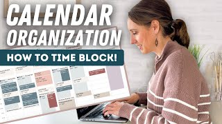 How I Organize My Google Calendar  The Best Time Blocking App for Scheduling  Productivity [upl. by Valdes]