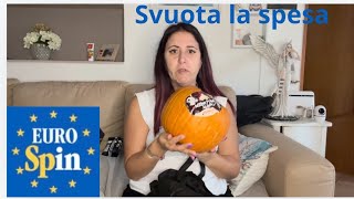 Svuota la spesa Eurospin 💙🛒 la Zucca di halloween costa troppo [upl. by Issy730]