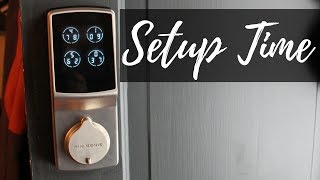 How to Setup The PIN Genie Smart Lock  Bluetooth Smart Lock [upl. by Arukas]