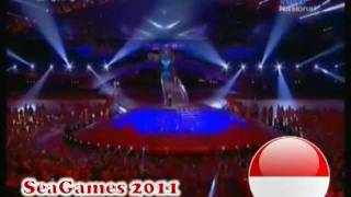 Agnes Monica Afgan Giring Nidji  Wa E Wa E O Kita Bisa  Closing Ceremony Sea Games 2011 [upl. by Littlejohn]