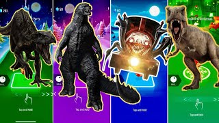 🦖 Indoraptor vs Godzilla vs Choo Choo Charles vs TRex Dinosaur  Coffin Dance 🪩 [upl. by Noiroc151]