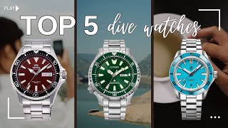 Top 5 dive watches under 500 in 2023 [upl. by Mauro]