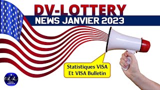 DVLOTTERY 2023  Les dernières News des Visas de diversités de Janvier 2023 [upl. by Redmer]