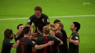 Croatias Road To The World Cup Final ft Drago Ćosić FIFA 18 REMAKE [upl. by Keldah]