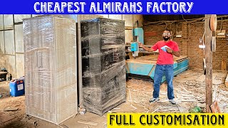 Cheapest Almirahs Factory  New Home Decor Collection almirah homedecor factory wholesalemarket [upl. by Nnylesor]