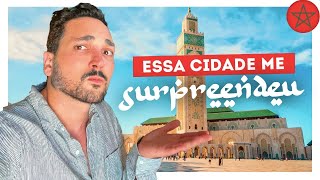 A VERDADE sobre a cidade de CASABLANCA no MARROCOS  como chegar o que fazer  Estevam Pelo Mundo [upl. by Suidualc]