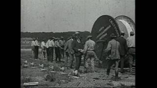 Elektriciteitskabel van Amsterdam naar Diemen in 1922 aangelegd [upl. by Nivets]