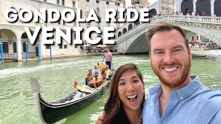 Gondola Ride in Venice And the BEST FREE view in all of Venice Italy [upl. by Annam525]