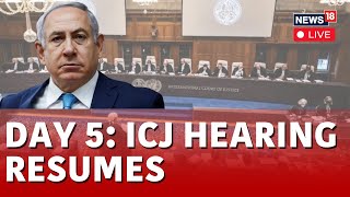 ICJ Hearing LIVE Day 5  ICJ On Israel Palestine Conflict LIVE Updates  PM Netanyahu News  N18L [upl. by Htennaj]