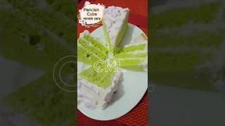 পানদান কেকPandan Cakeঅসাধারন স্বাদেপানদান কেকshortsyoutube Pandan Cake easy pandan cake [upl. by Anaeerb]