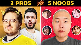 5 Noobs vs The Best Valorant Pro in the World and Tarik [upl. by Jaime]