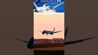 Aerofly Fs Global Dreamliner 78710 Landing On Delhi Airport aeroflyfsglobal [upl. by Silvana241]