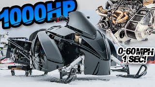 1000HP Snowmobile 160MPH in 3 Seconds Worlds FASTEST Snowmobiles [upl. by Adnorahc]