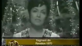 Mariana Zaharescu minunata voce a emisiunii Teleenciclopedia la Revelionul din 1970 [upl. by Gorrian]