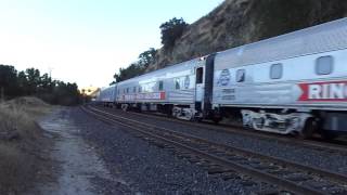 Ringling Brothers and Barnum amp Bailey Circus train near Sunol CA [upl. by Desai]