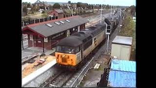 Class 91s HSTs and freight at Thirsk in 1992 [upl. by Jansen351]