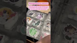 Prepping my stickers for my next convention artistalley artistvlog [upl. by Amlet]