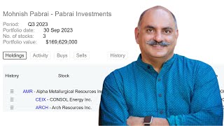 Mohnish Pabrai is LOADING UP on this NEW STOCK \\ Pabrai Investments Portfolio Update 2023 [upl. by Yer]