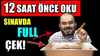 12 SAAT ÖNCE OKU SINAVDA FULL ÇEK Sınav duası başarı duası üniversite sınavı duası dualar [upl. by Olegnalehcim]