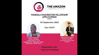 Tips for the Mandela Washington Fellowship Application [upl. by Notgnilra]