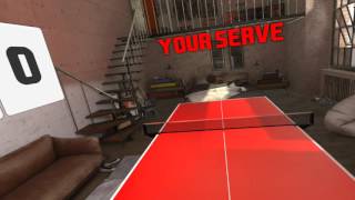 Eleven Table Tennis VR Beta v01  HTC Vive Virtual Reality Ping Pong [upl. by Bellina]