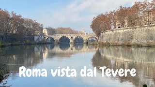 ROMA e le sue Bellezze viste dal Tevere  Ciclabile Tiberina [upl. by Anaujait168]