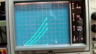 Matching 12AX7 Vacuum Tubes on a Tektronix 576 Curve Tracer [upl. by Yhcir]