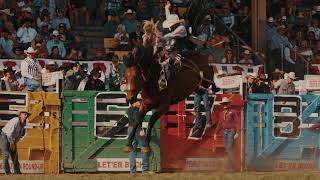 2024 Pendleton Saddle Bronc Champion Jake Finlay 91 pts on The Black Tie [upl. by Aicilanna982]