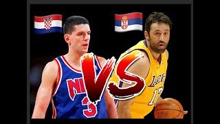 Drazen Petrovic amp Vlade Divac Brothers and Enemies [upl. by Nilatak779]