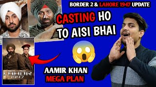 Border 2 New ANNOUNCEMENT Video Reaction  Diljit Dosanjh In Border 2  Lahore 1947 Latest Update [upl. by Balthazar]