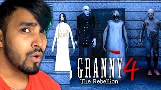 GRANNY 4 The Rebellion FULL GAMEPLAY Horror game [upl. by Crandall]