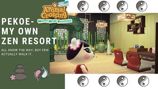 Pekoe  My Own Zen Resort 13 Animal Crossing New Horizons Happy Home Paradise DLC [upl. by Revlis33]