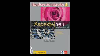 Aspekte neu B2 Arbeitsebuch Audio27 K5 F1blearndeutschgermanvideoytlearningdeutschland [upl. by Manvell]