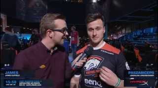 PashaBiceps Interview  DreamHack Winter 2014 [upl. by Lontson]