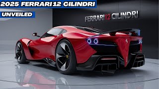 2025 Ferrari 12 Cilindri  The Ultimate V12 Supercar  Red Color [upl. by Ahsia]