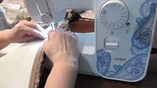 Sewing rope cording on to a cushion cover  Professional tips and tutorial for all levels [upl. by Clarette972]