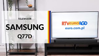 Telewizor Samsung z serii Q77DAT – dane techniczne – RTV EURO AGD [upl. by Wimsatt237]