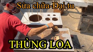 Đóng thùng loa theo yêu cầu sửa thùng loapioneer csf77 Custom speaker box speaker box repair [upl. by Ayerim522]