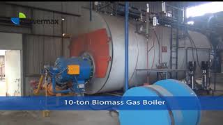 Biomass Gasification Boiler biomass gasifier boiler biomass gas for kilndryerupdraft gasifier [upl. by Ressan394]