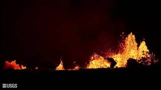 Kīlauea Volcano — Fissure 20 Spattering [upl. by Alitta]