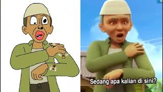 Goyang Upin Ipin Funny Drawing Meme 🤣😂  Upin amp Ipin Funny Cartoon meme Video 🤣😂 [upl. by Nenad]