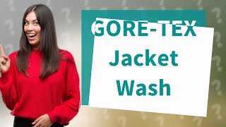 How do you wash a GORETEX motorcycle jacket [upl. by Phemia501]