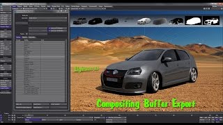 Lightwave 116 Compositing Buffer Export  Lightwave 2 Photoshop [upl. by Auqenahc389]