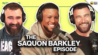 Saquon Barkley on Eagles Signing Real Value of Running Backs and Squatting More Than Jalen  Ep 83 [upl. by Narej634]